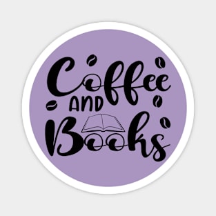 Coffee and Books Magnet